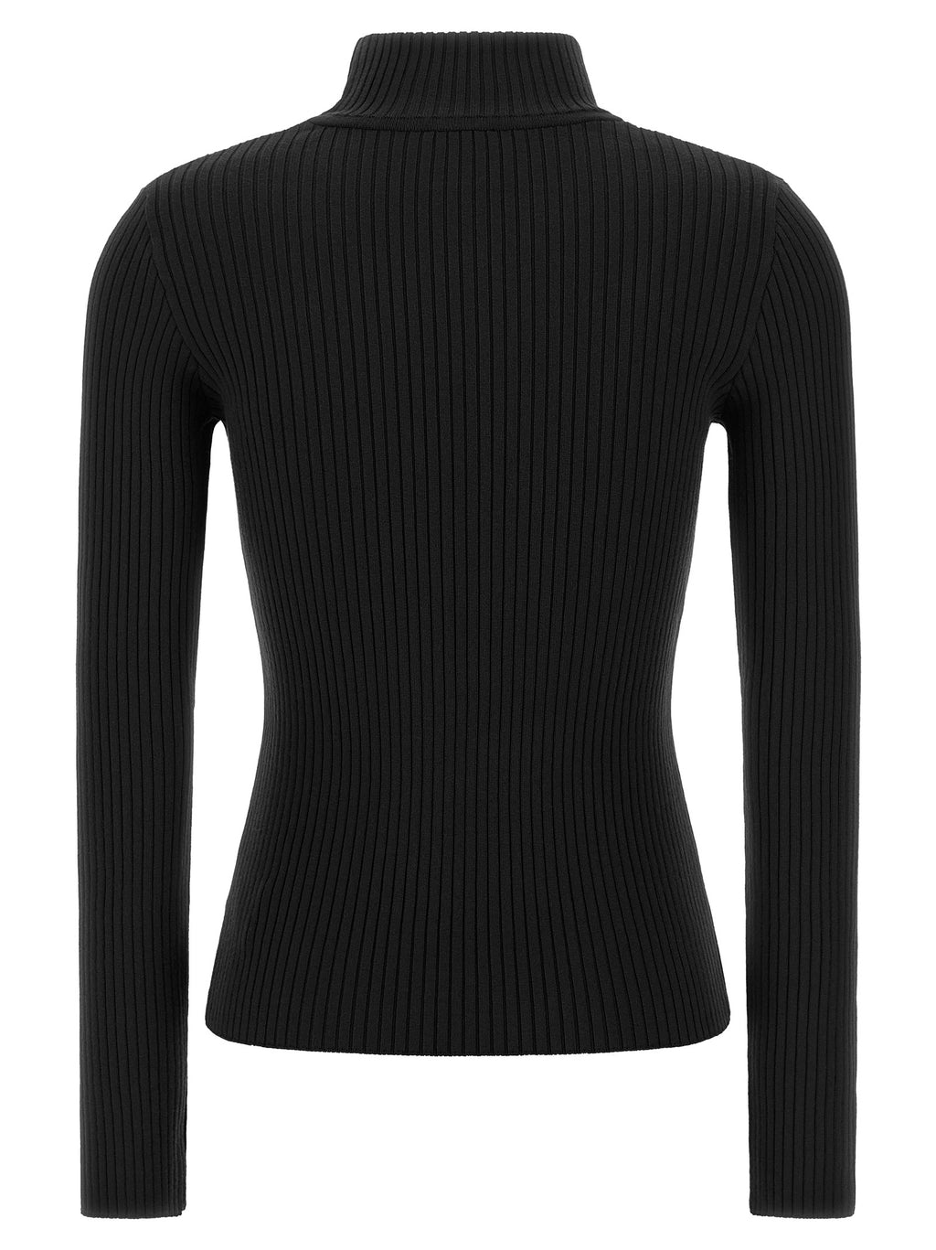 Courrèges Black Viscose Cardigan