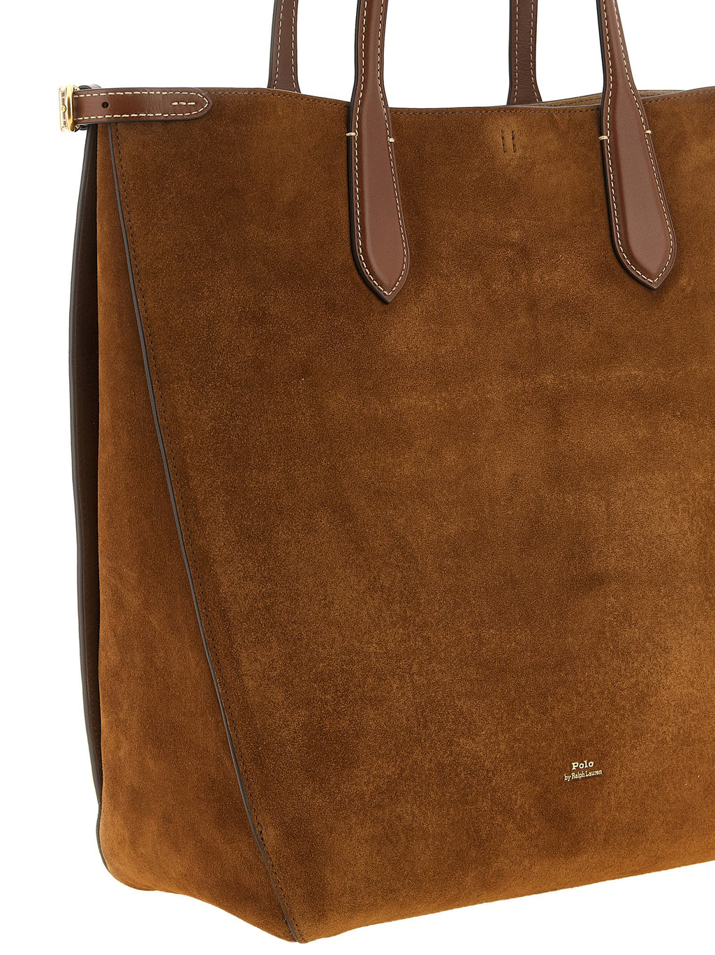 Polo Ralph Lauren Brown Cowhide Shoulder Bag