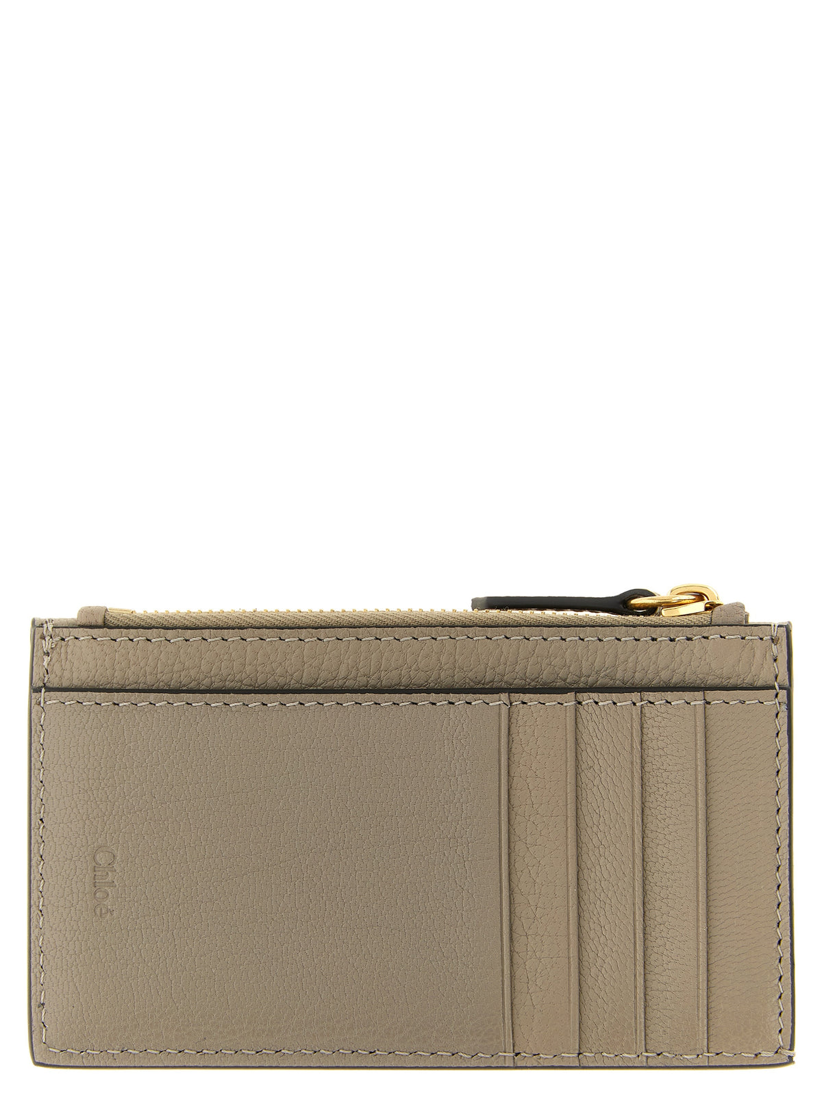 Chloé Beige Goatskin Cardholder