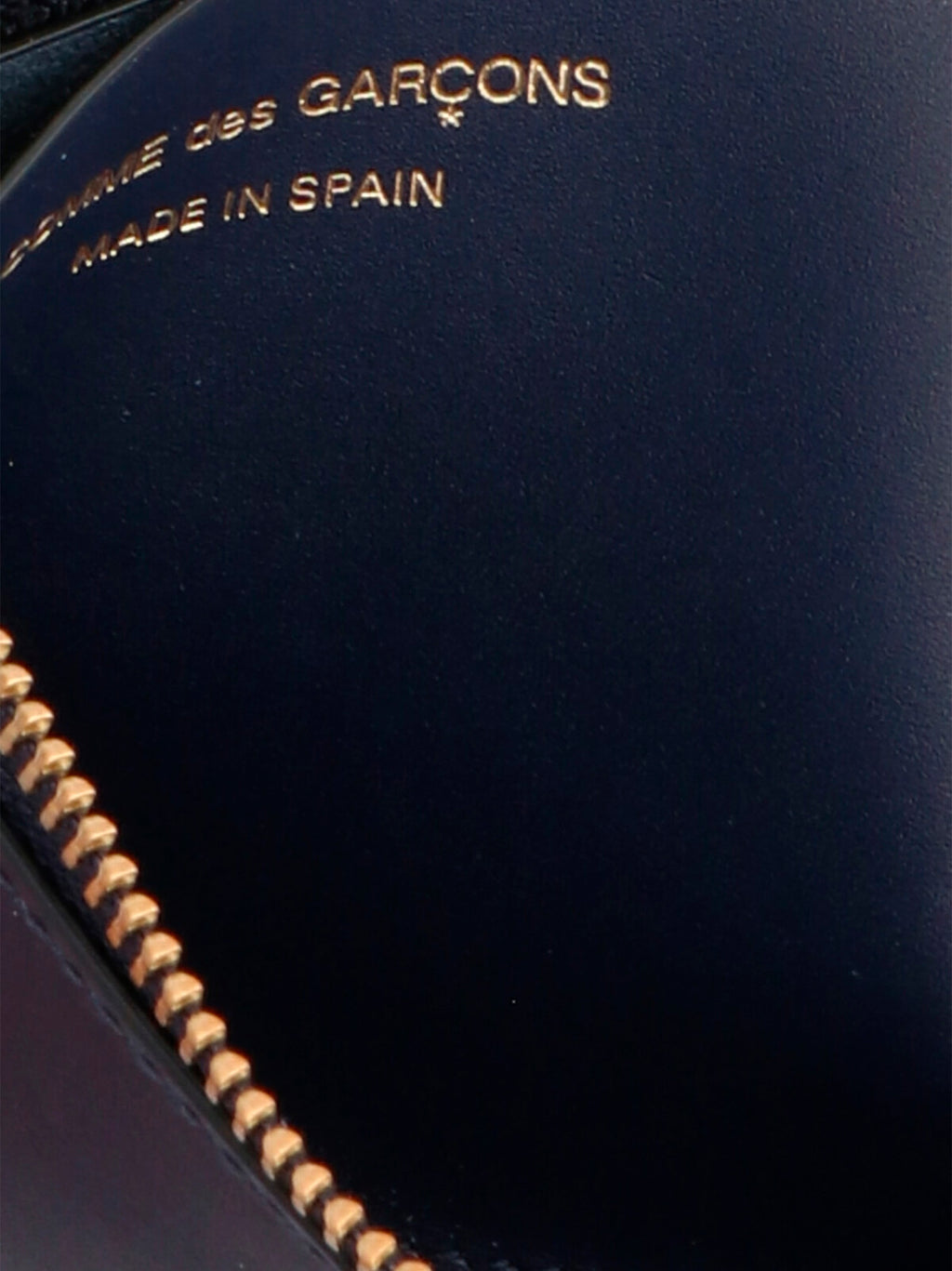 Comme Des Garçons Blue Calfskin Wallet