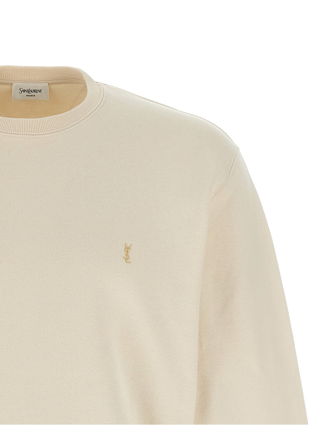 Saint Laurent Beige Cotton Sweatshirt