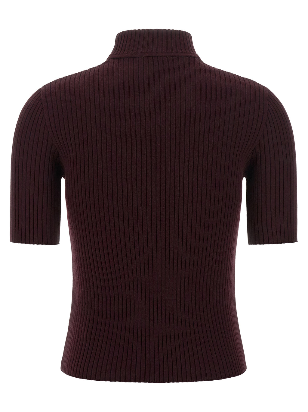 Courrèges Bordeaux Viscose Sweatshirt