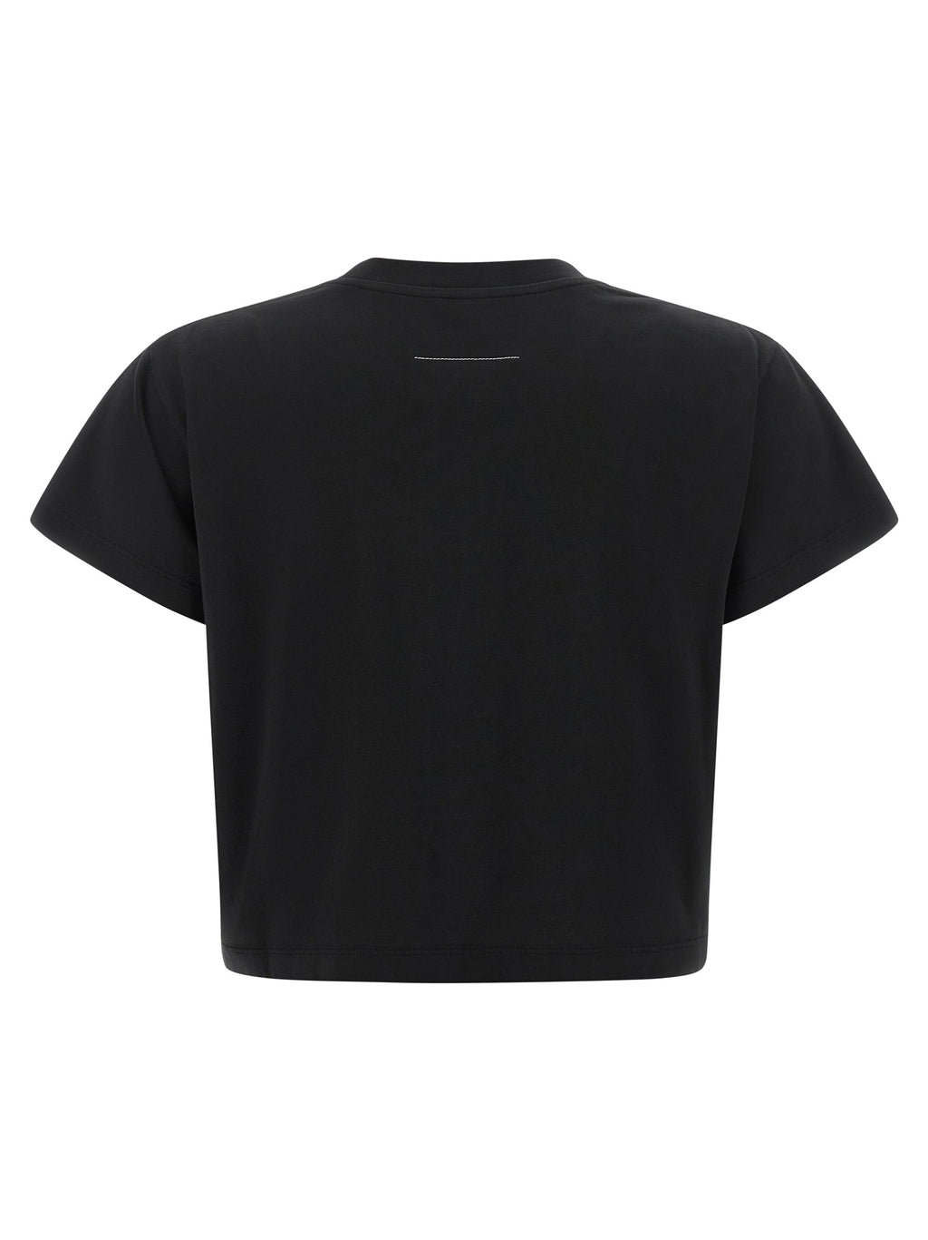 MM6 Maison Margiela Black Cotton T-Shirt