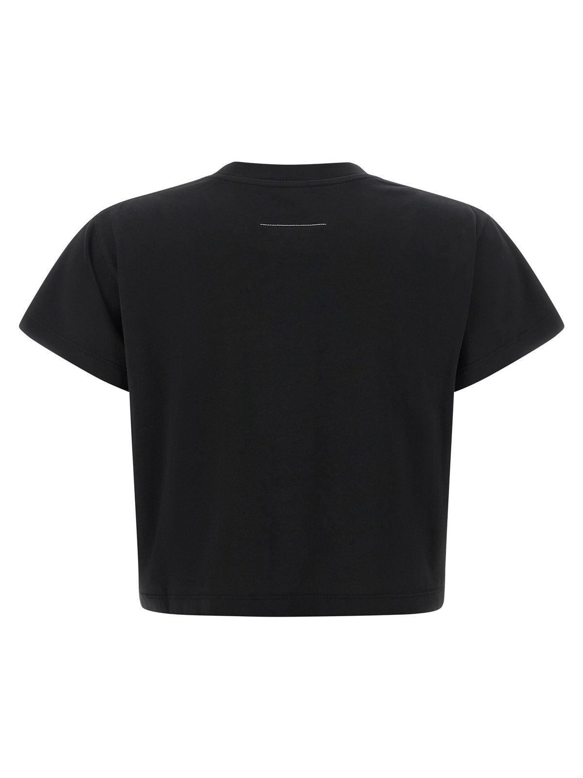 MM6 Maison Margiela Black Cotton T-Shirt