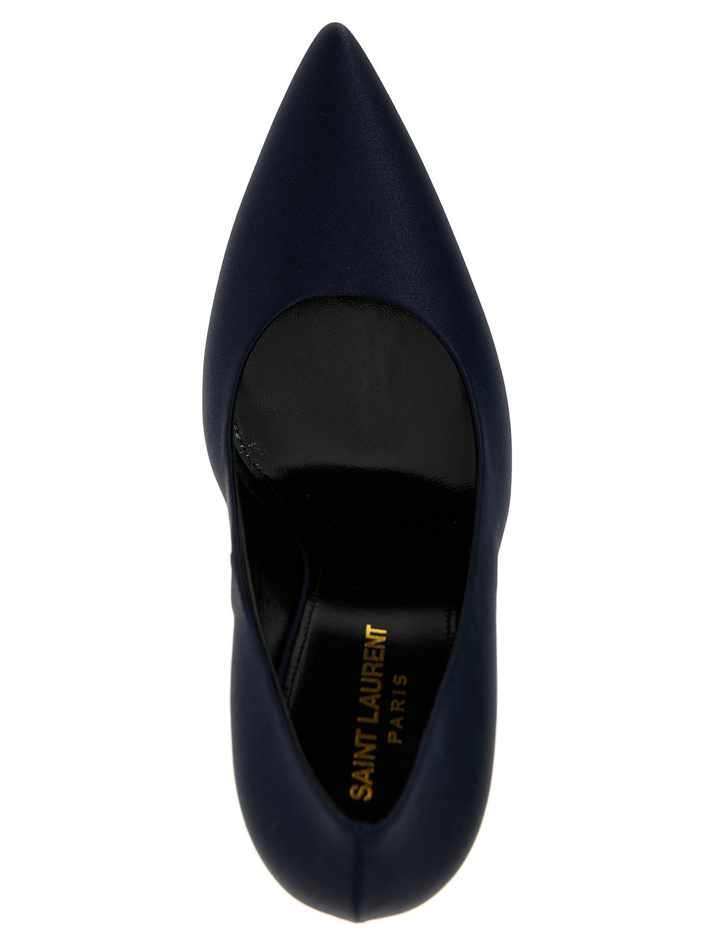 Saint Laurent Blue Polyester High Heel Pumps