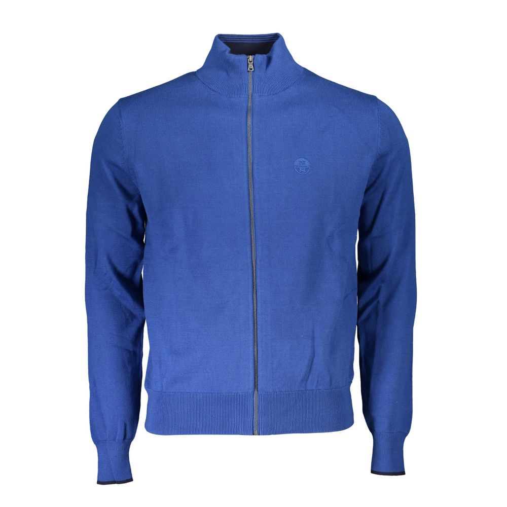 North Sails Blue Cotton Men's Cardigan