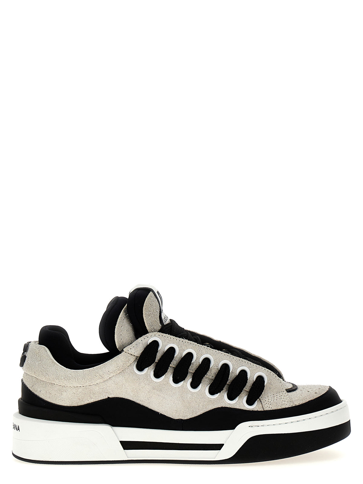 Dolce & Gabbana Bicolor Leather Athletic Sneakers