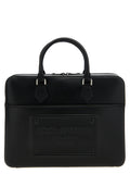 Dolce & Gabbana Black Lamb Leather Tote Bag