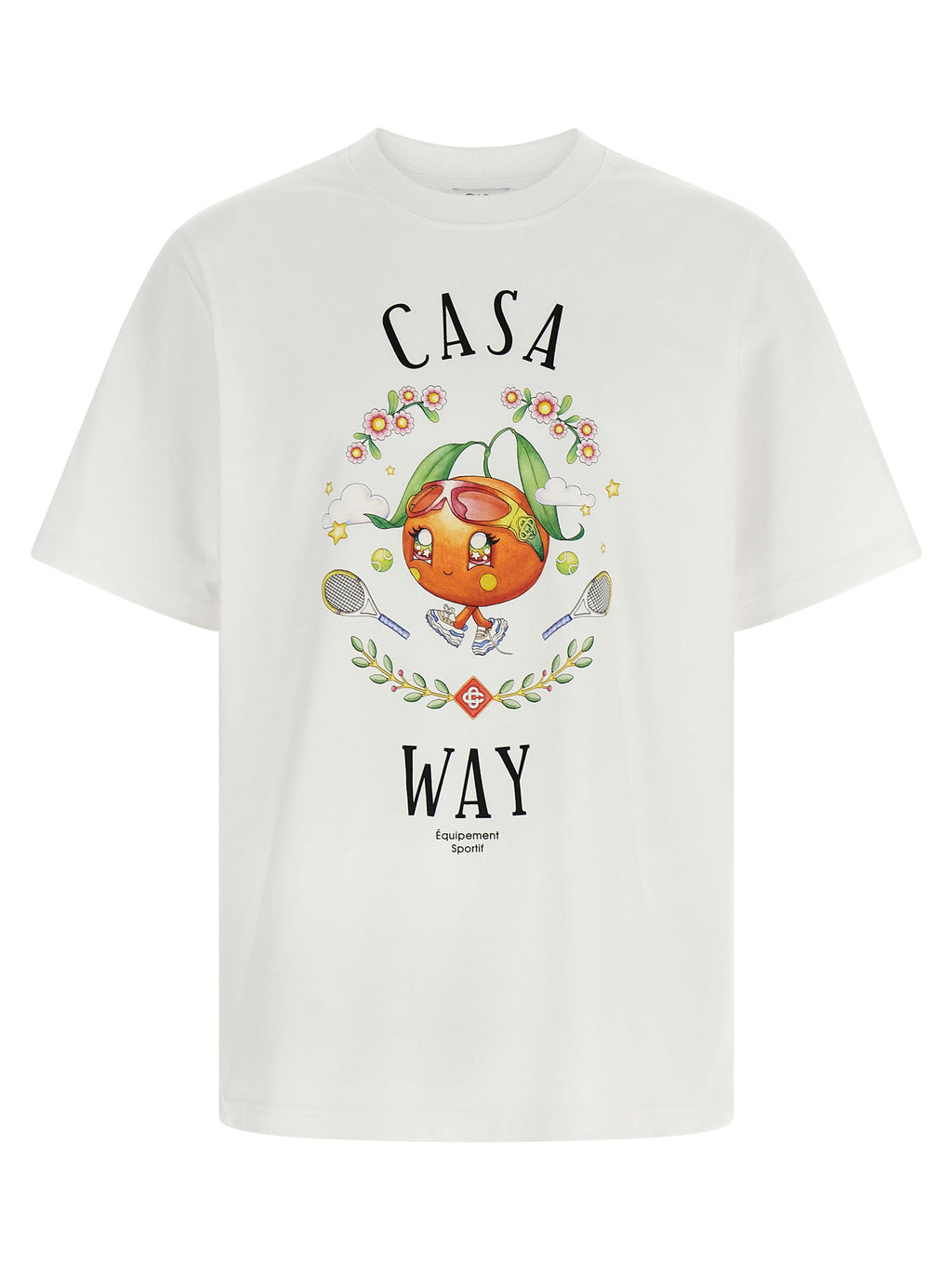 Casablanca White Organic Cotton Sportswear