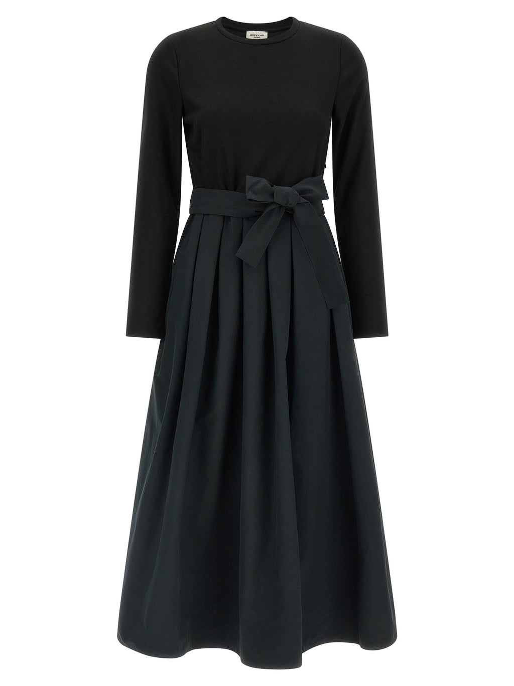 Max Mara Black Viscose Long Dress
