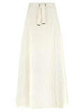 Herno White Polyamide Mini Skirt