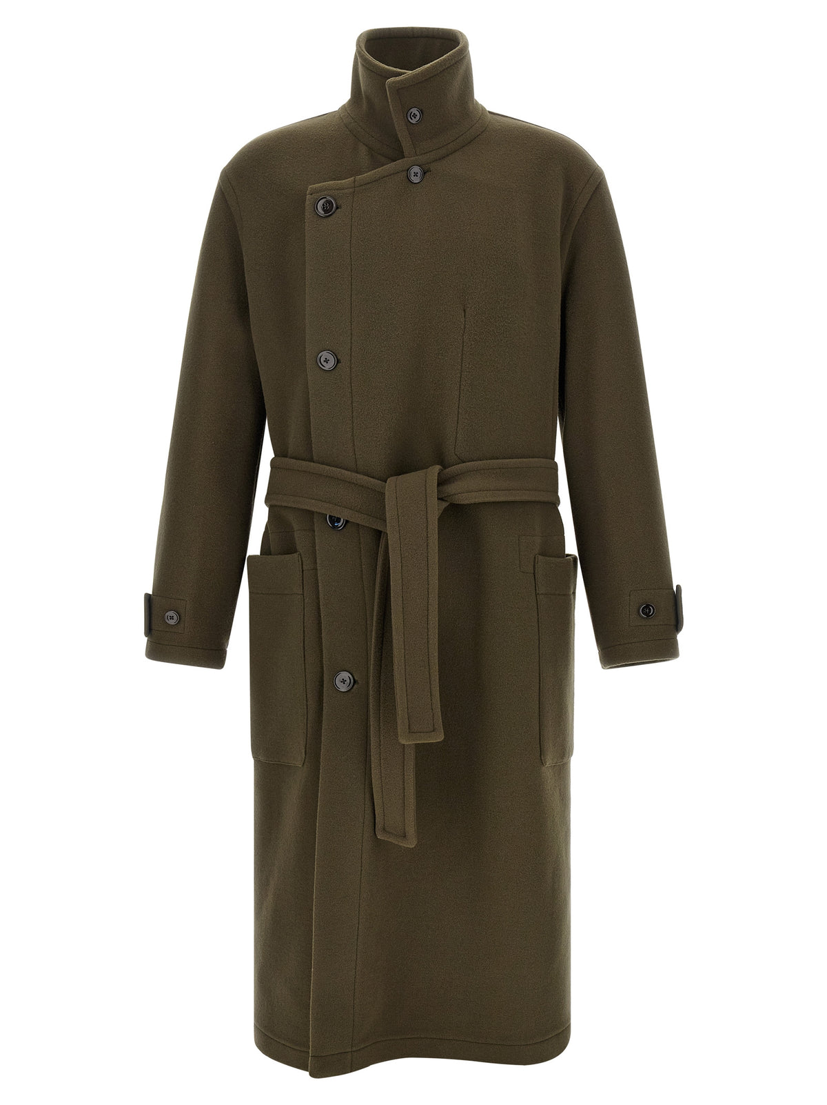 Lemaire Bicolor Wool Coat