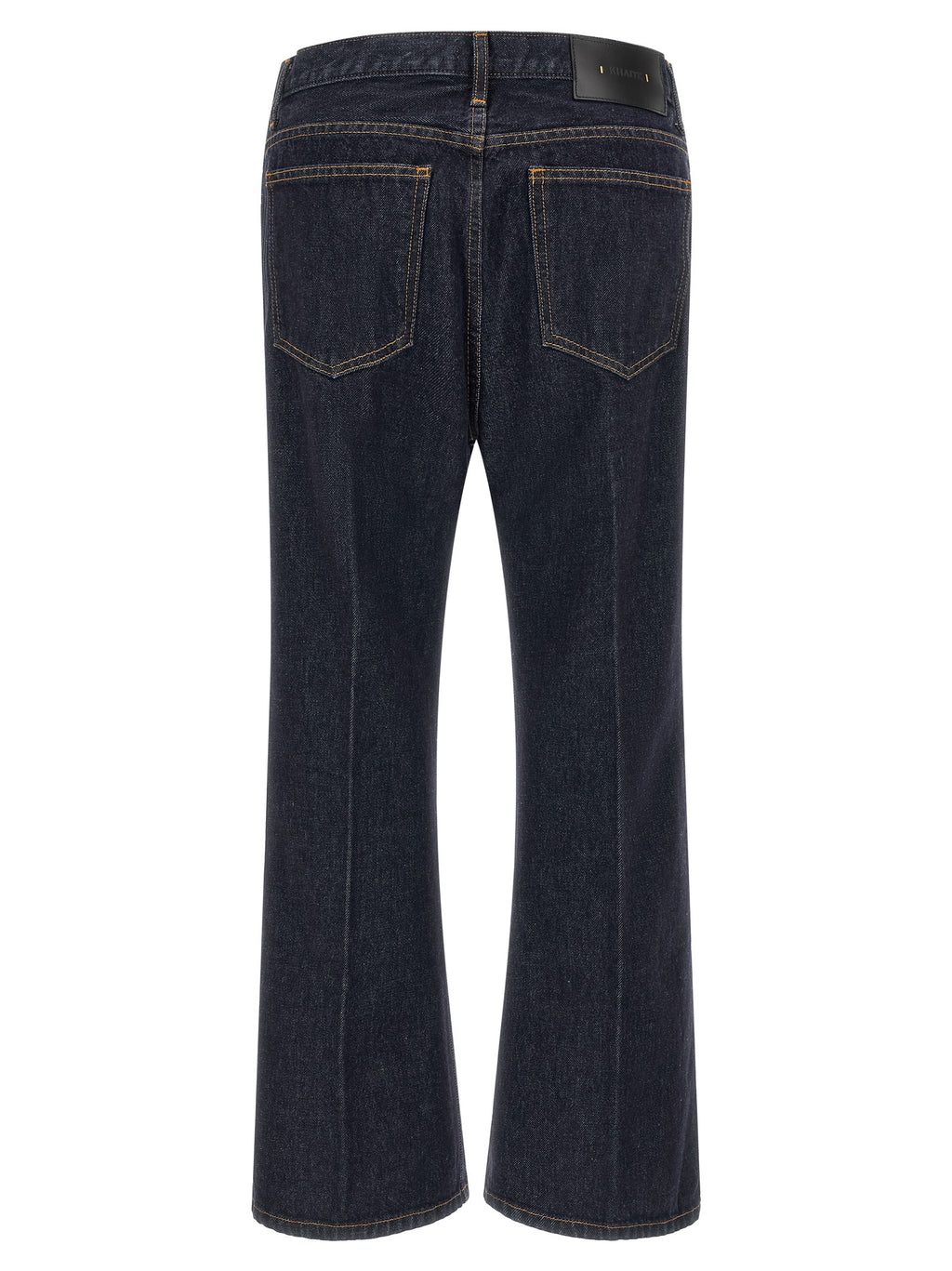 Khaite Blue Cotton Flared Jeans