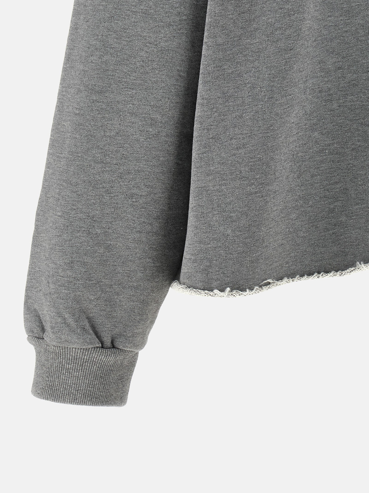 MM6 Maison Margiela Gray Cotton Sweatshirt