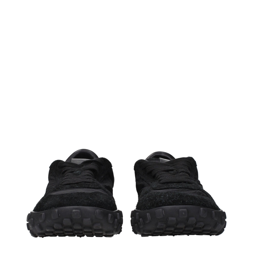 Jil Sander Black Fabric Sneakers