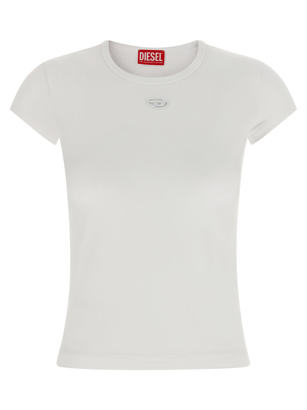 Diesel White Cotton T-Shirt