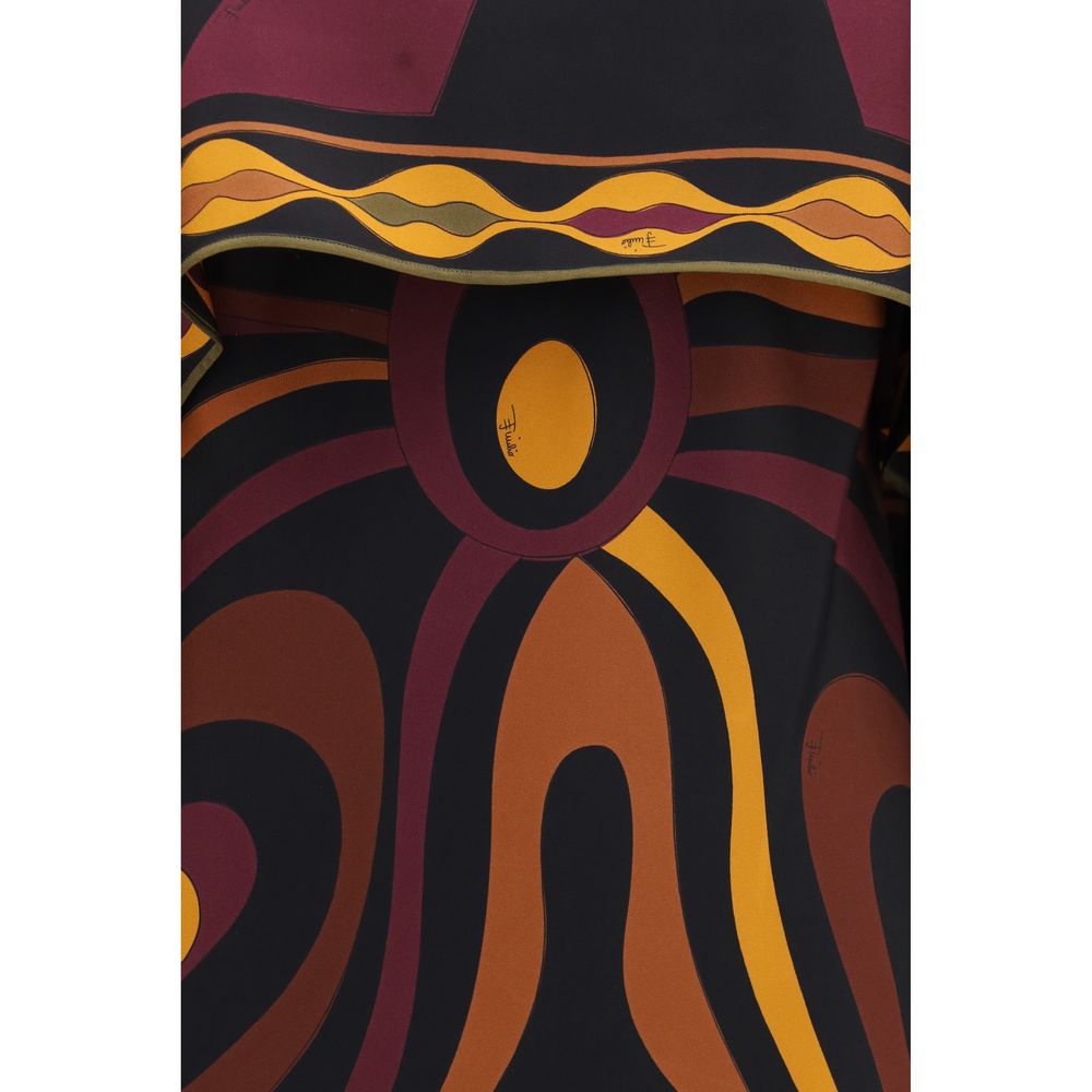 Emilio Pucci Multicolor Silk Casual Dress