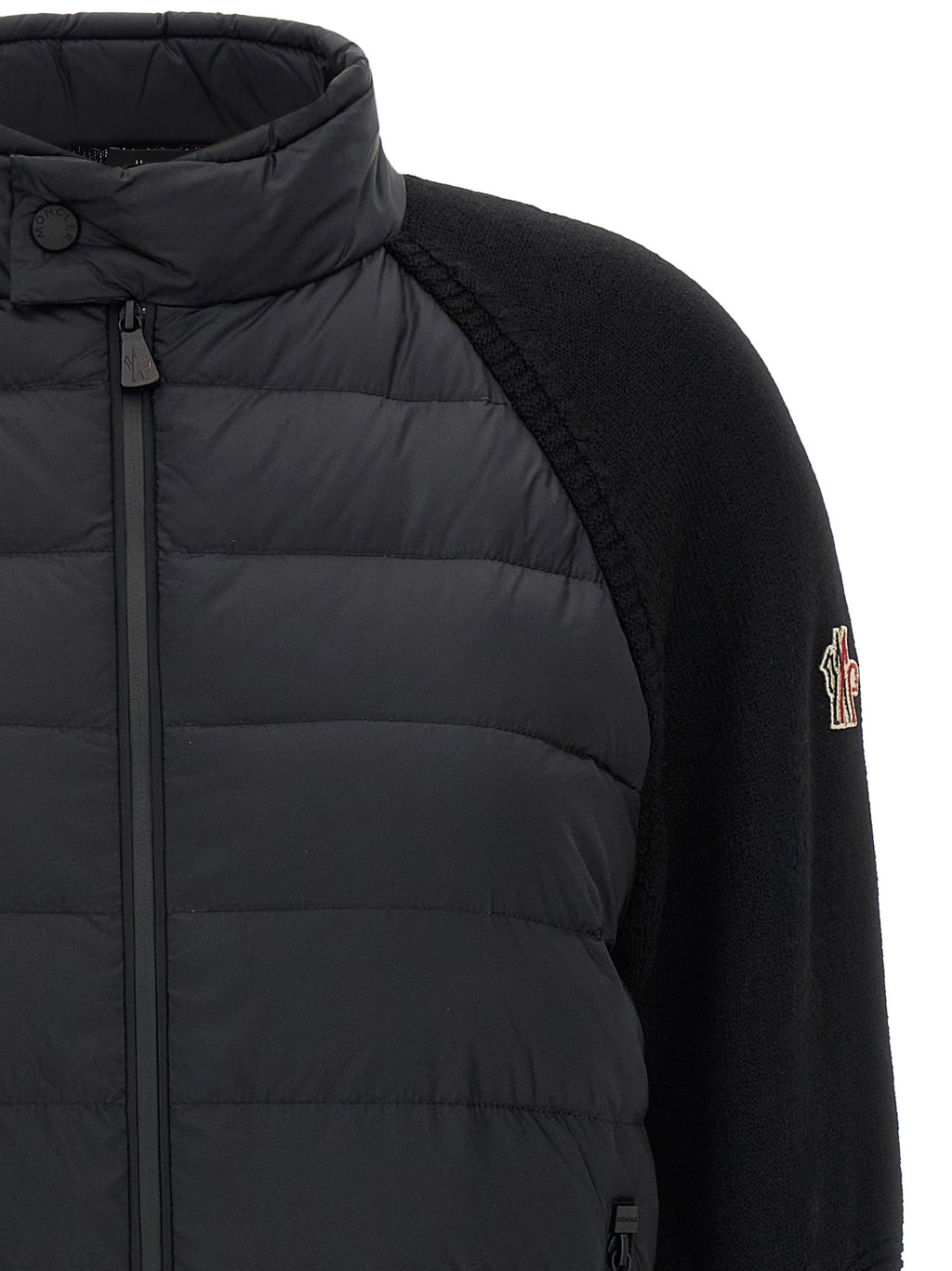 Moncler Grenoble Black Polyamide Cardigan