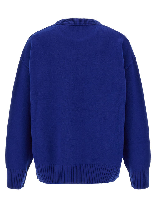 Ami Paris blauw wollen vest