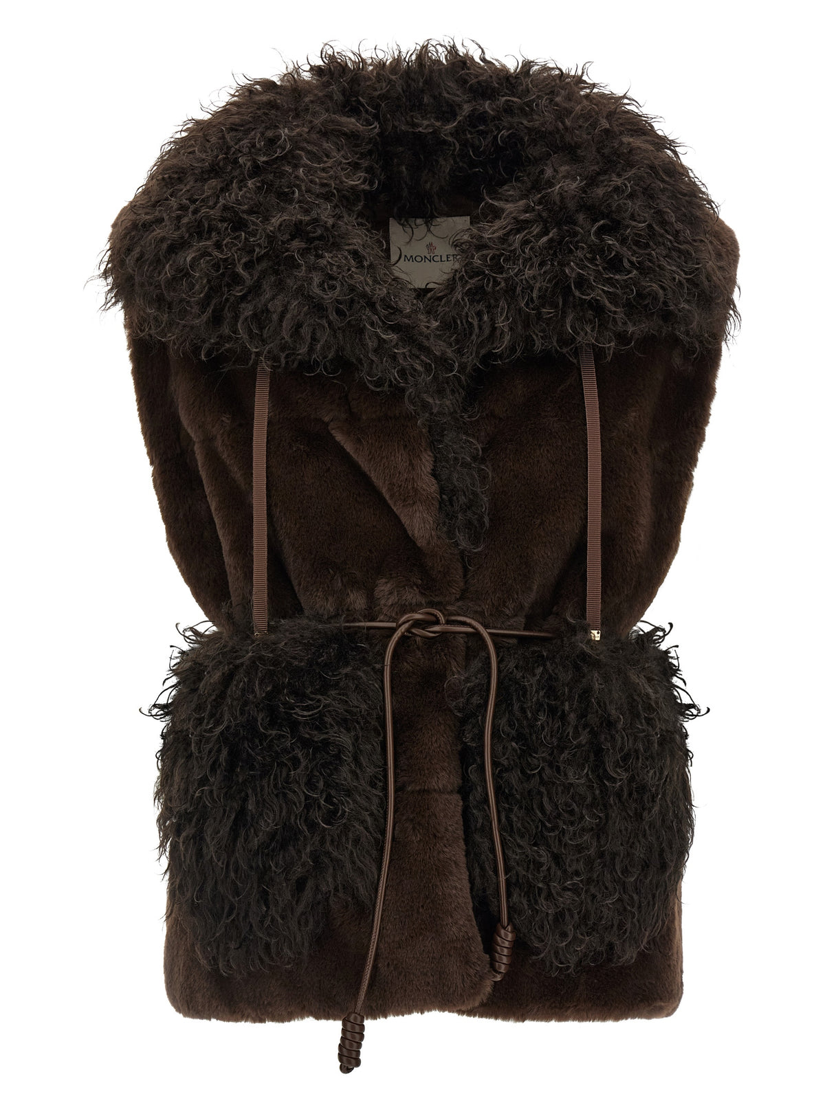 Moncler Brown Polyester Shell Jacket