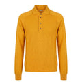 Malo Orange Silk Men Sweater