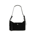 Vivienne Westwood Black Suede Leather Shoulder Bag