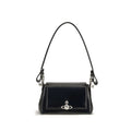 Vivienne Westwood Black Calf Leather Bos Taurus Handbag