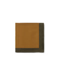 Saint Laurent Brown Silk Scarf