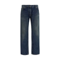 The Row Blue Cotton Relaxed Fit Jeans