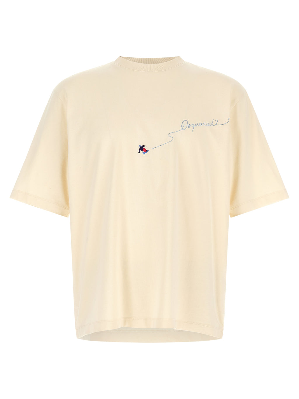 Dsquared² White Cotton T-Shirt