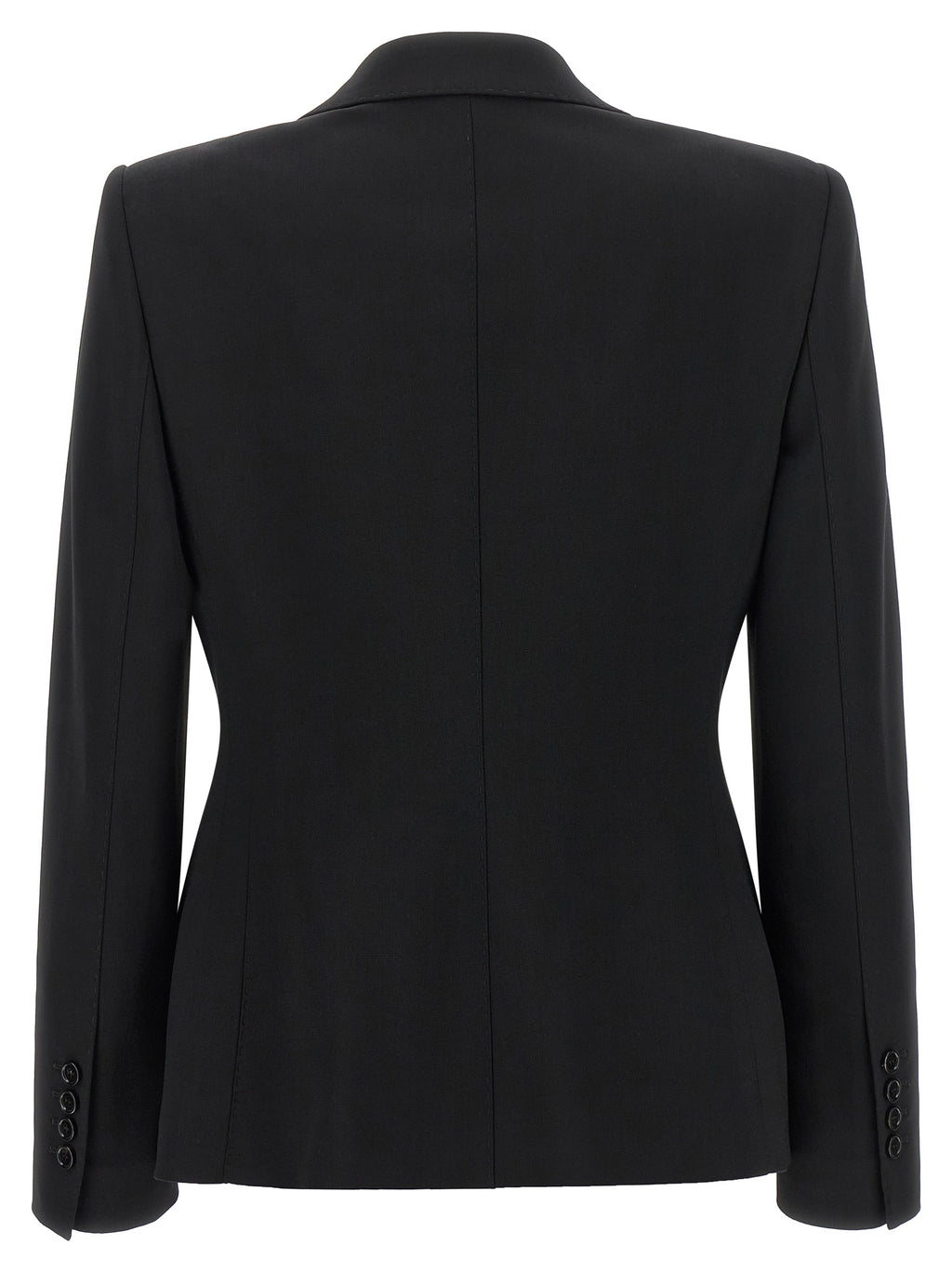 Dolce & Gabbana Black Virgin Wool Blazer