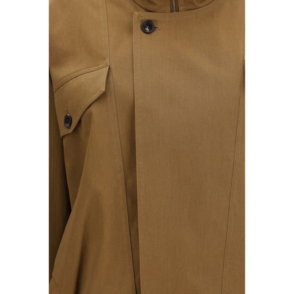 Saint Laurent Brown Cotton Bomber