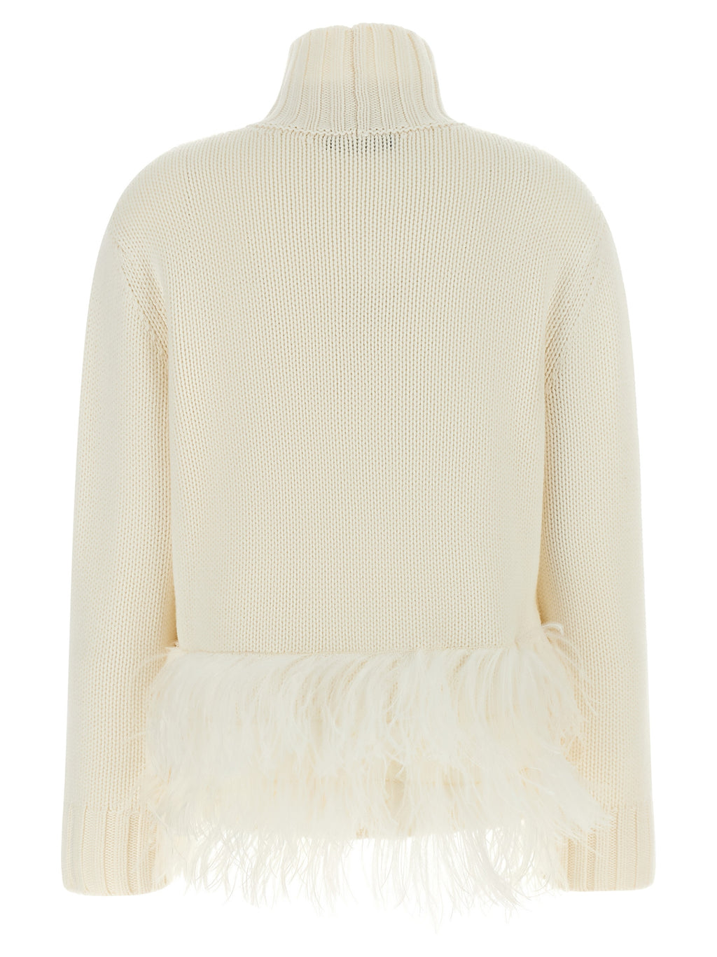 Fabiana Filippi White Virgin Wool Cardigan