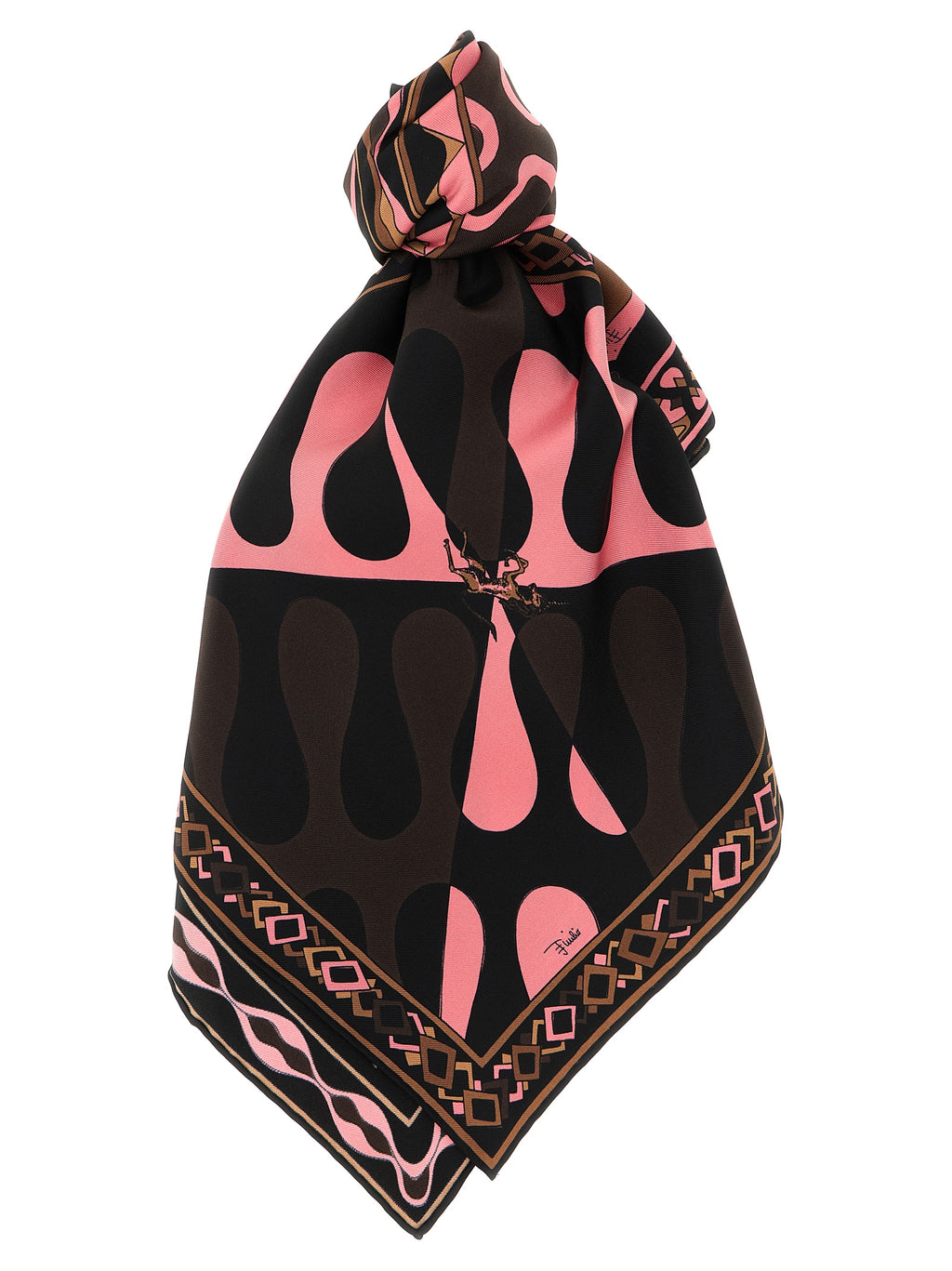 Emilio Pucci Multicolor Silk Scarf