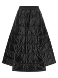 Moncler Black Polyamide Midi Skirt