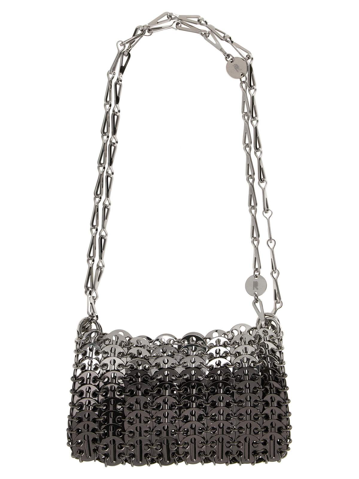 Paco Rabanne Silver Stainless Steel Shoulder Bag
