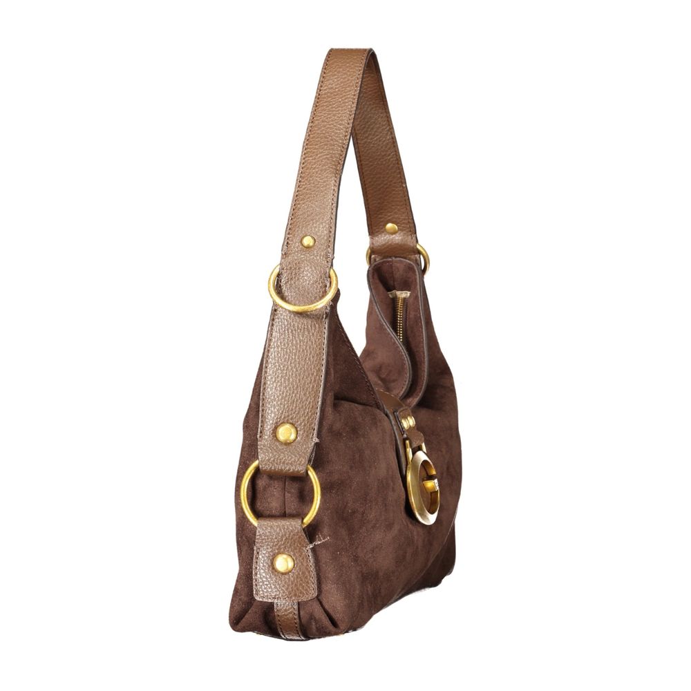 Guess Jeans Brown Polyester Women's Bag