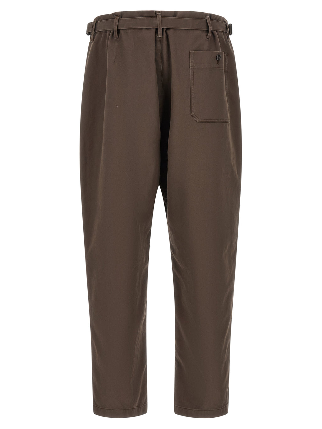 Lemaire Brown Cotton Pants