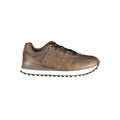 Gas Brown Polyurethane Men's Sneaker