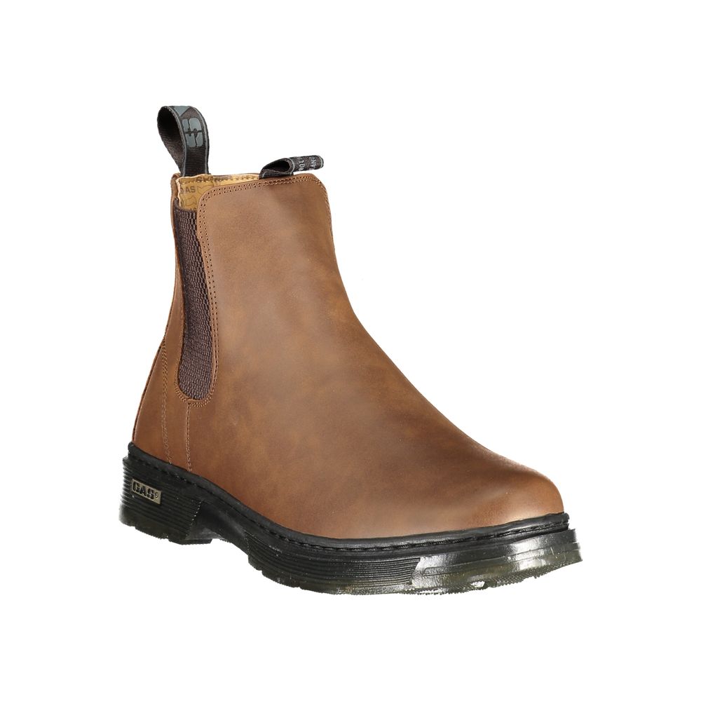 Gas Brown Polyurethane Men Boot