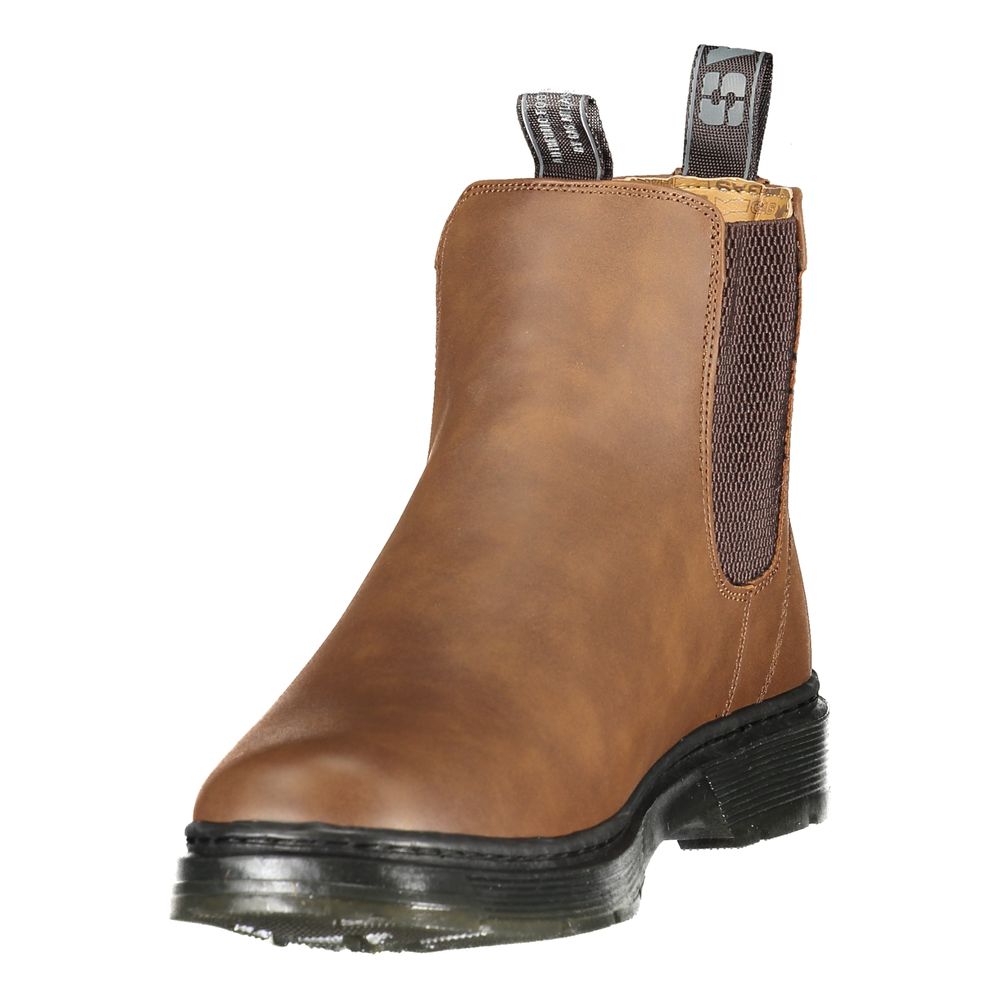 Gas Brown Polyurethane Men Boot