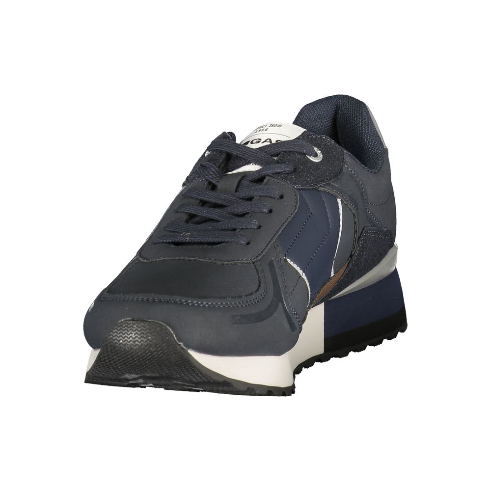 Gas Blue Polyurethane Men's Sneaker