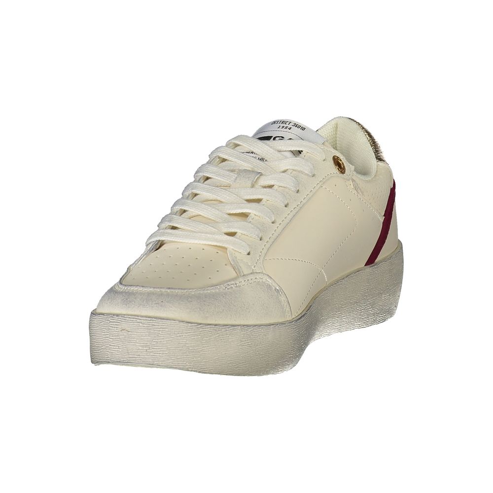 Gas White Polyurethane Women's Sneaker