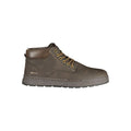 Gas Brown Polyurethane Men's Sneaker