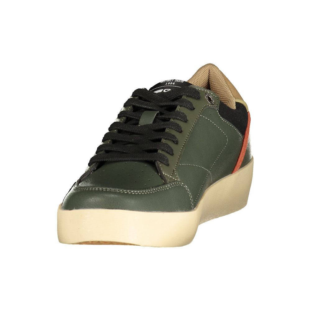 Gas Green Polyurethane Men's Sneaker