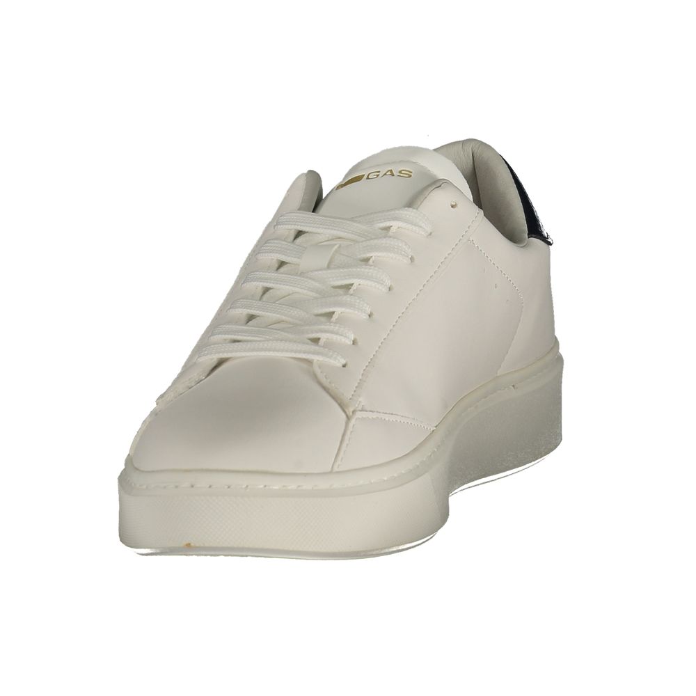 Gas Bianco Polyurethane Uomo Sneaker