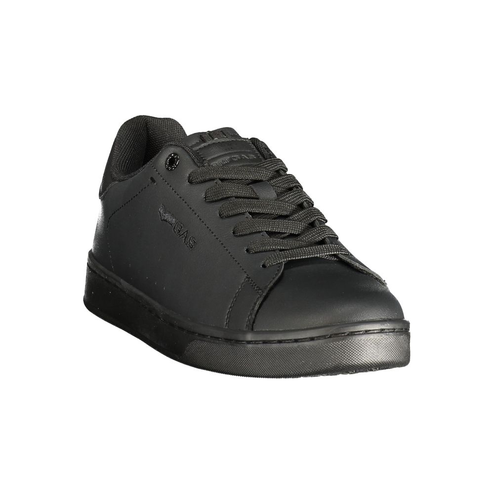 Gas Black Polyurethane Men's Sneaker