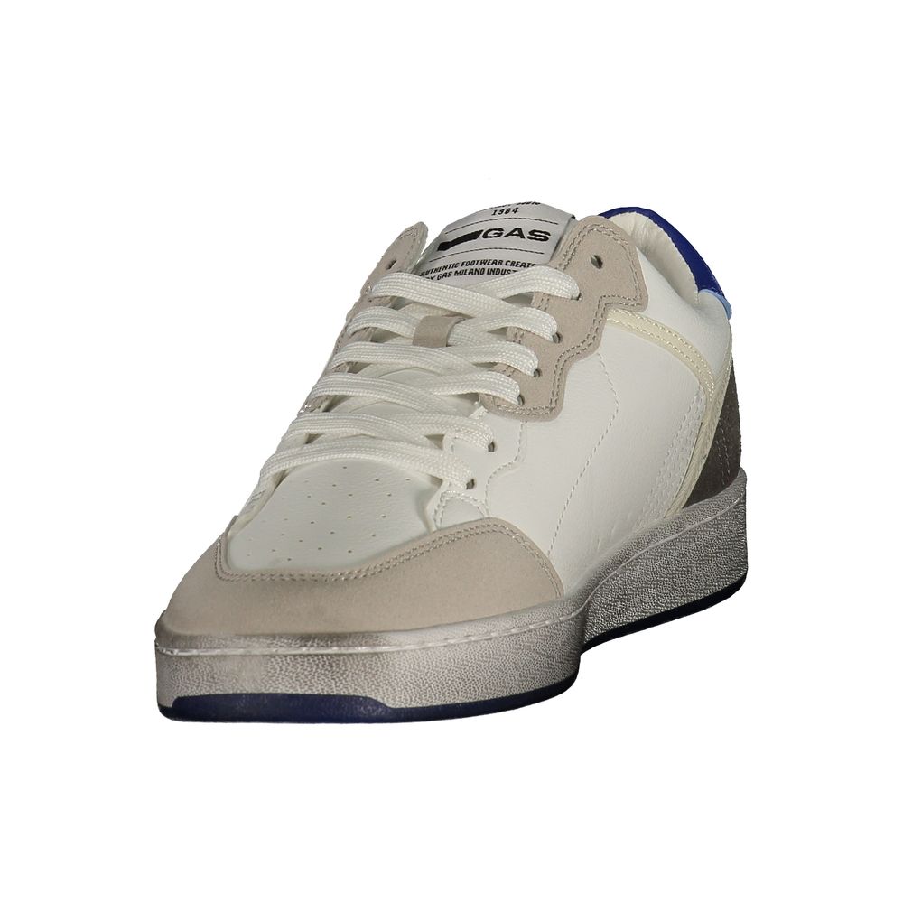 Gas White Polyurethane Men's Sneaker