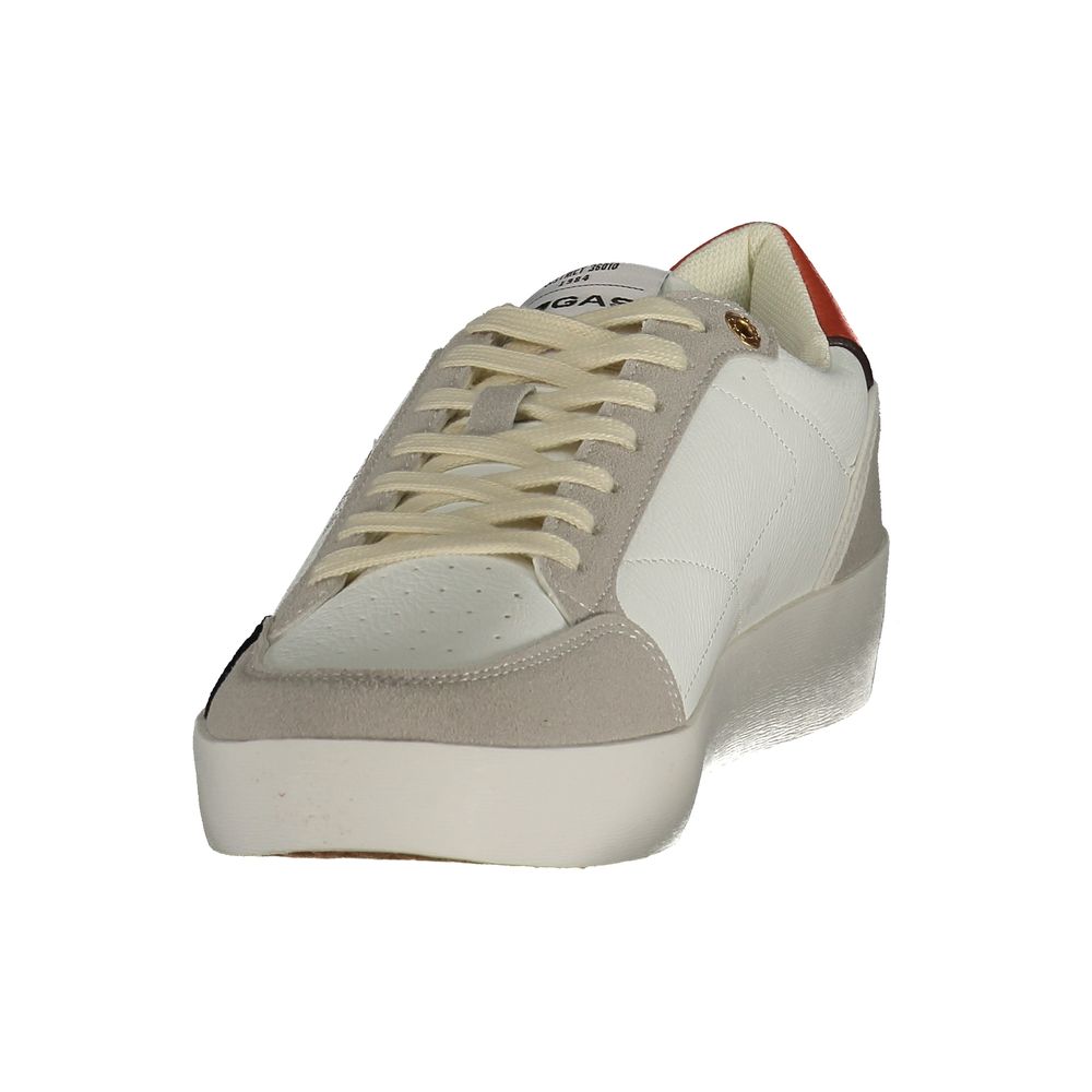 Gas White Polyurethane Men's Sneaker