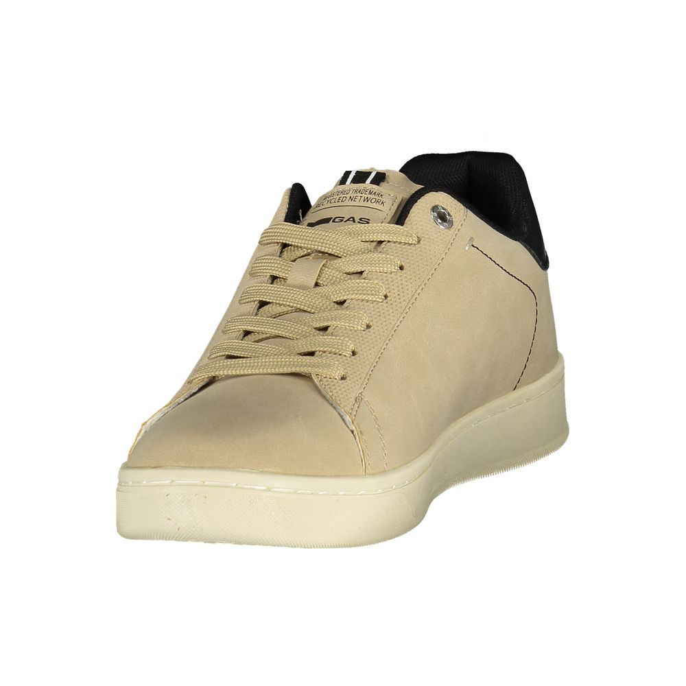 Gas Beige Polyurethane Men's Sneaker